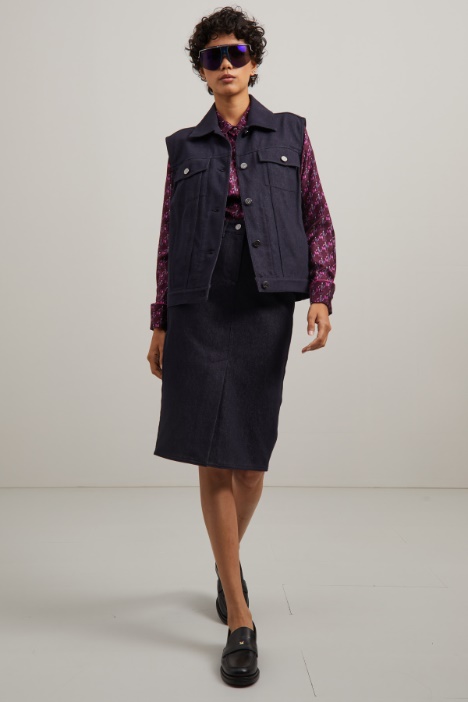 Gilet in denim Fashion Market