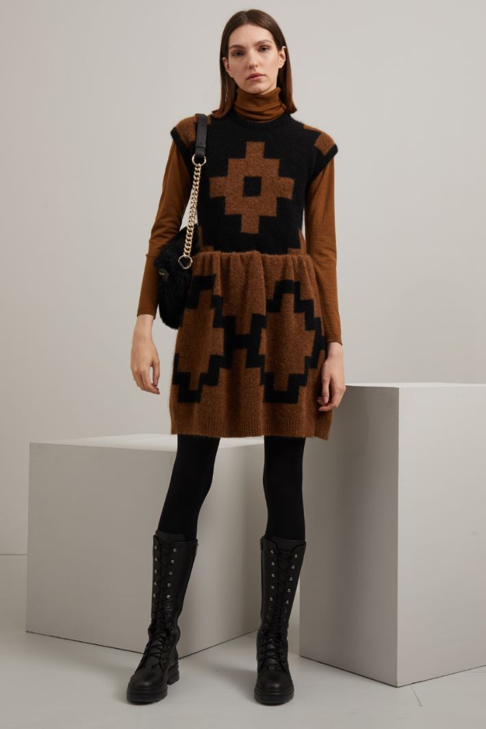 Abito in mohair e lana Fashion Market Abito in mohair e lana Fashion Market