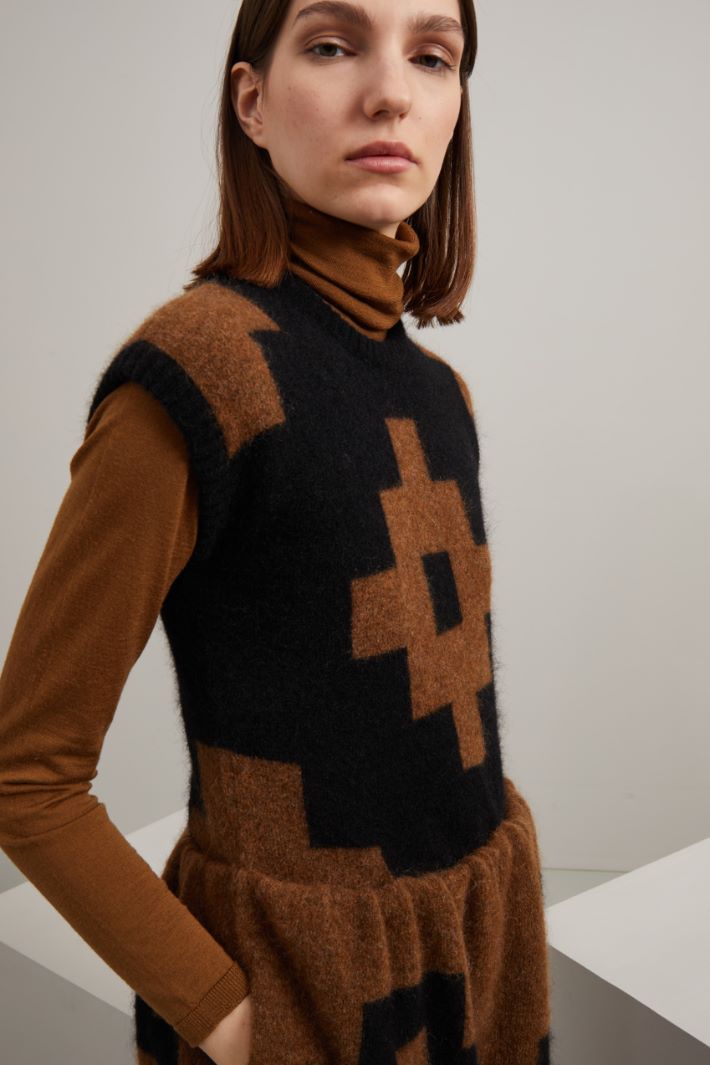 Abito in mohair e lana Fashion Market Abito in mohair e lana Fashion Market