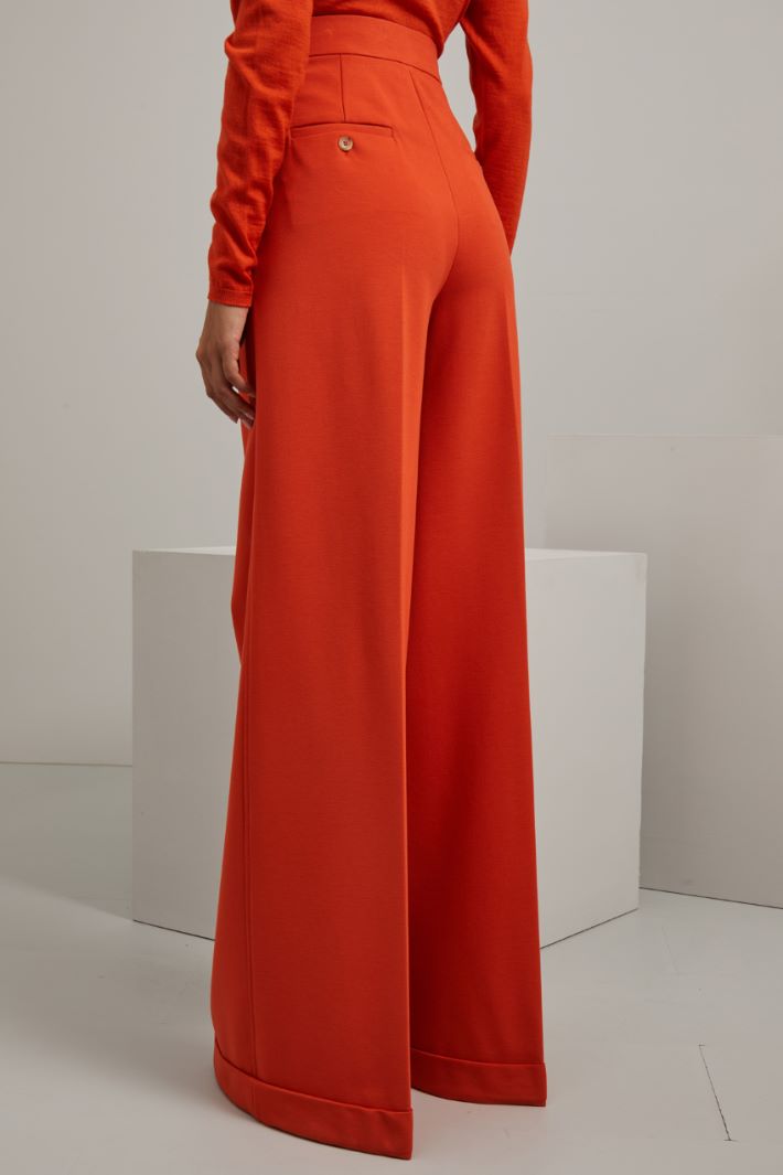 Pantaloni a palazzo in jersey Fashion Market