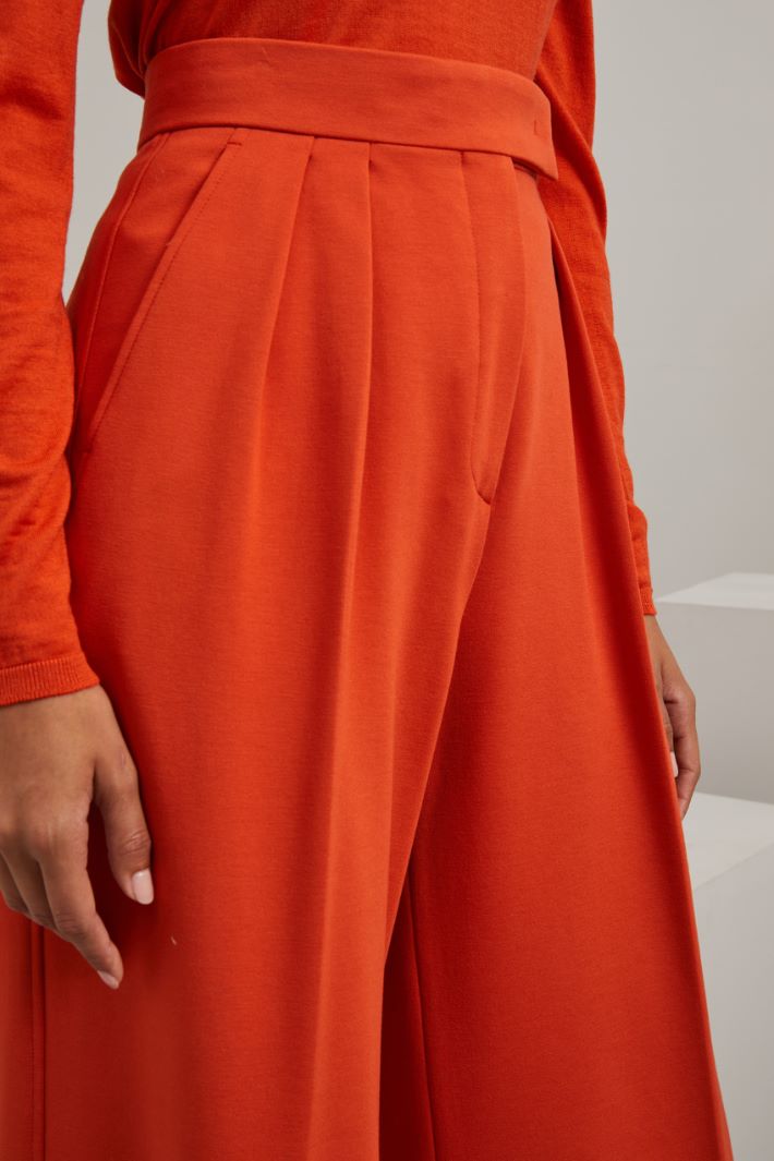 Pantaloni a palazzo in jersey Fashion Market