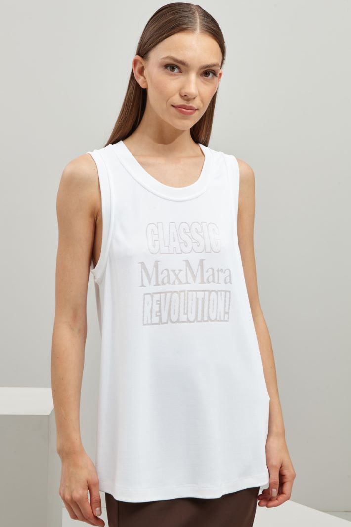 Top in jersey jacquard Fashion Market Top in jersey jacquard Fashion Market