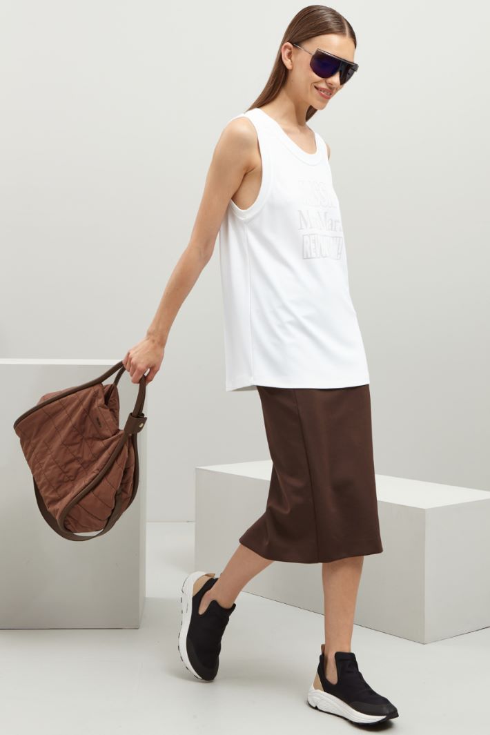 Top in jersey jacquard Fashion Market Top in jersey jacquard Fashion Market