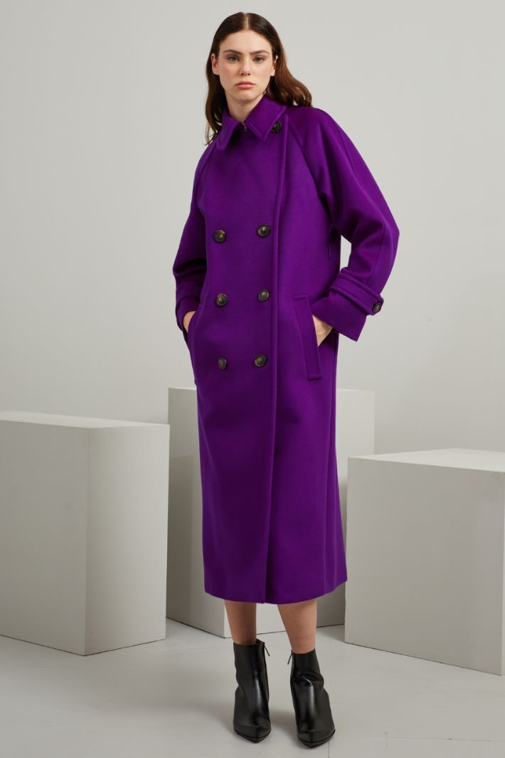 Cappotto stile trench in drap Fashion Market Cappotto stile trench in drap Fashion Market