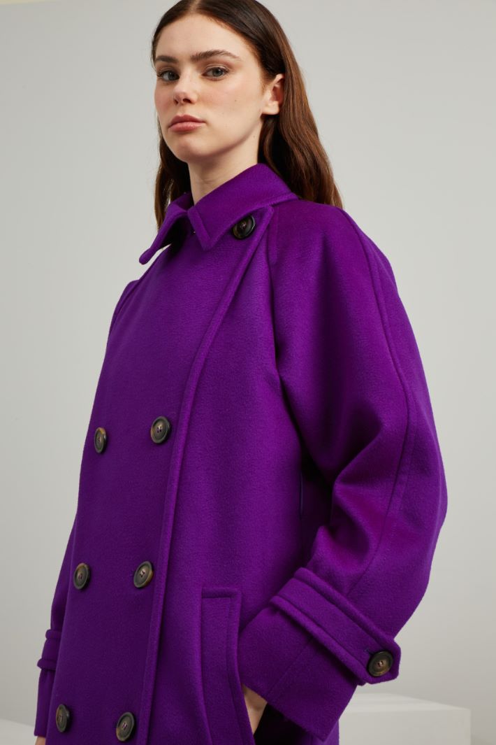 Cappotto stile trench in drap Fashion Market Cappotto stile trench in drap Fashion Market