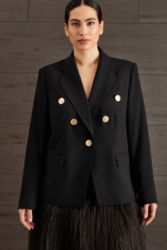 Giacca in crépe di lana Fashion Market