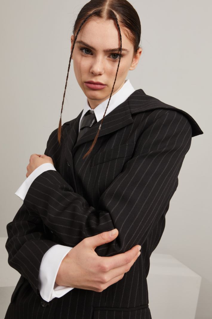 Blazer in lana stretch Fashion Market