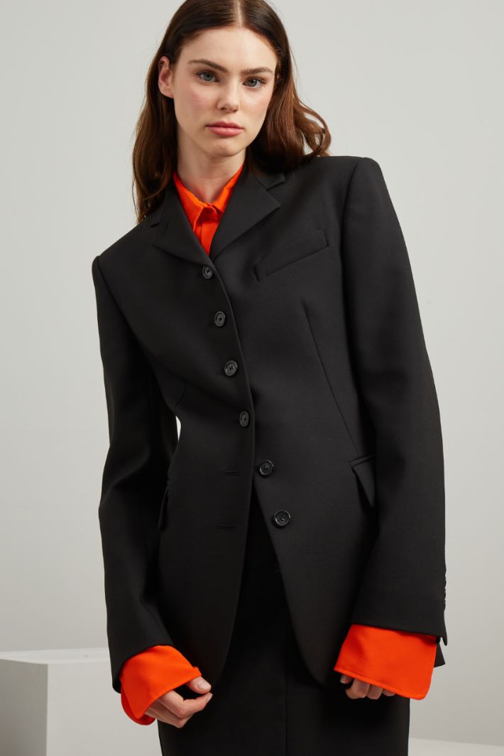 Blazer in tela di lana Fashion Market