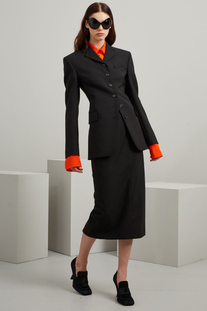 Blazer in tela di lana Fashion Market