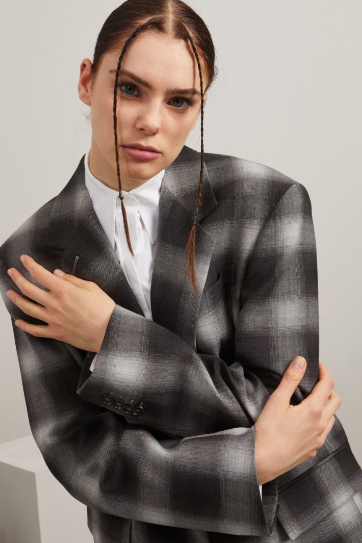 Blazer in batavia di lana Fashion Market