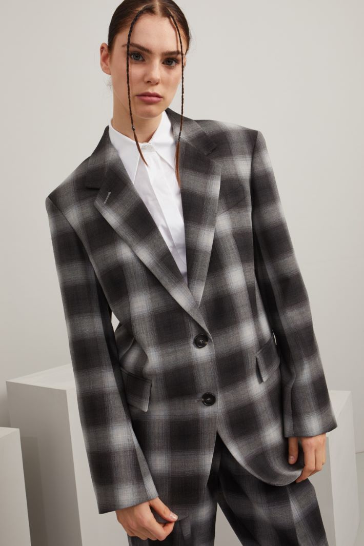 Blazer in batavia di lana Fashion Market