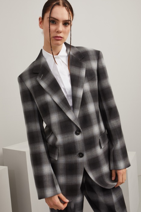 Blazer in batavia di lana Fashion Market