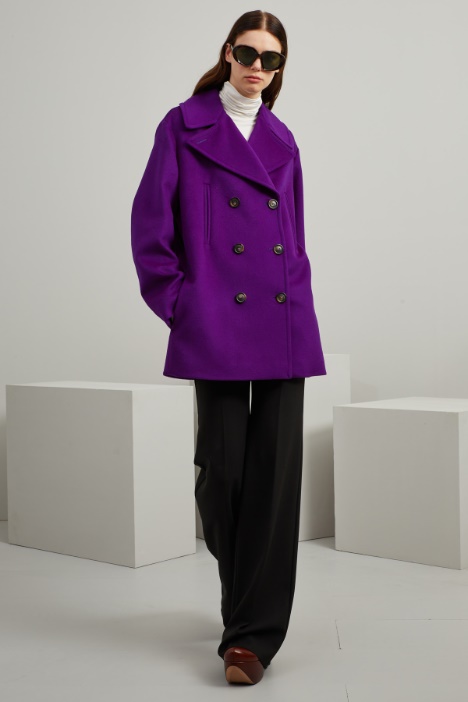 Caban in drap zibellinato Fashion Market