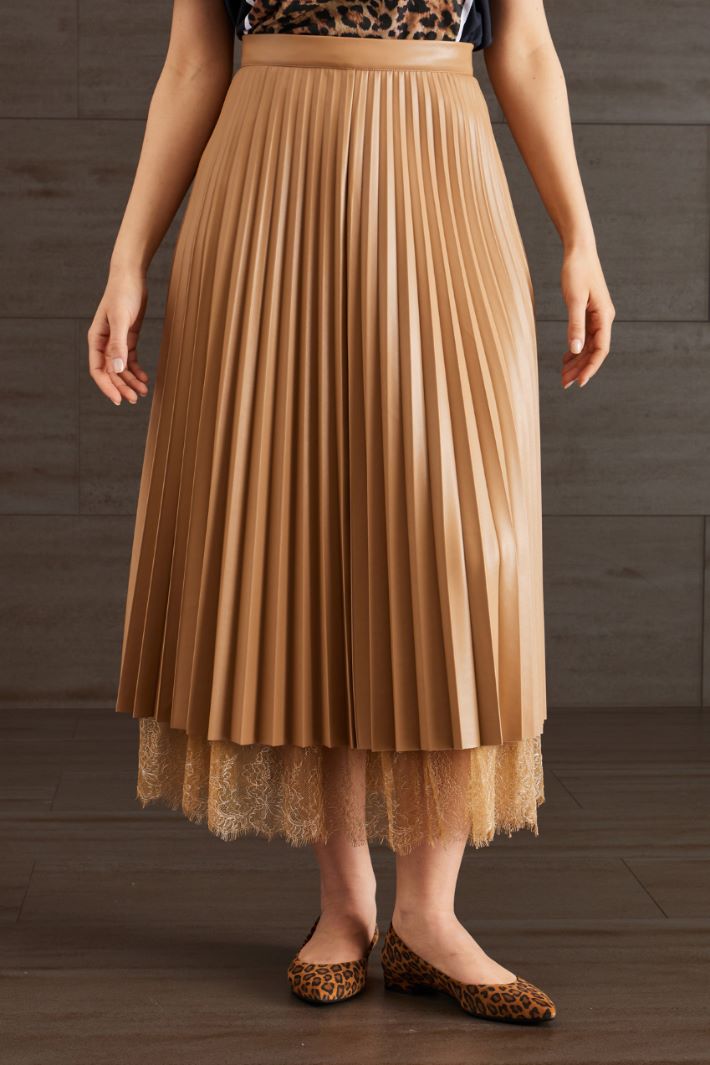 Gonna plissé con pizzo Fashion Market Gonna plissé con pizzo Fashion Market