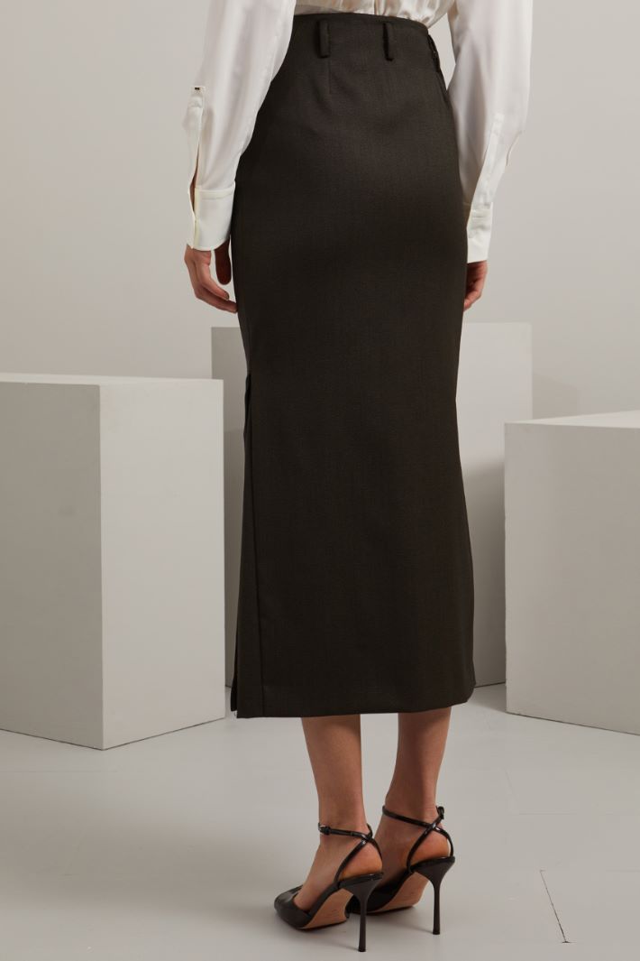 Gonna lunga in lana stretch Fashion Market Gonna lunga in lana stretch Fashion Market