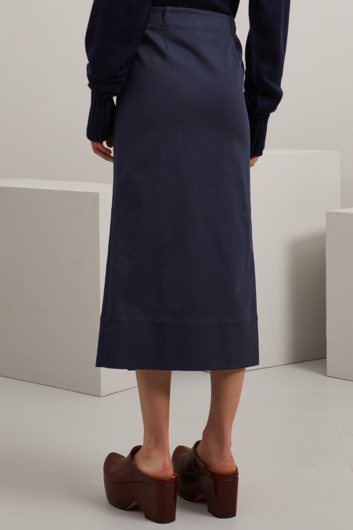Gonna midi in gabardina Fashion Market Gonna midi in gabardina Fashion Market