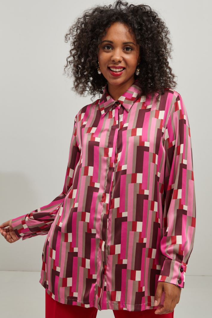 Camicia in raso Fashion Market Camicia in raso Fashion Market