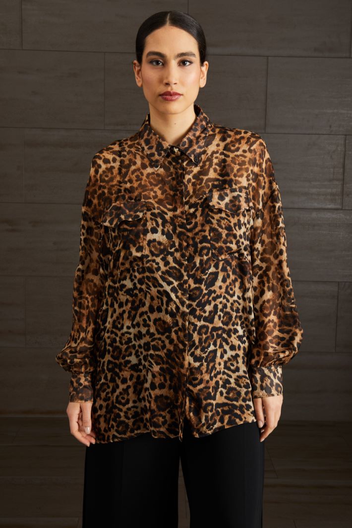 Camicia in chiffon di seta Fashion Market Camicia in chiffon di seta Fashion Market