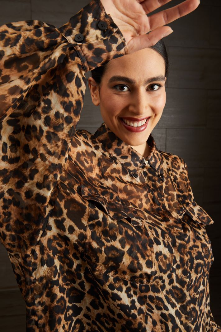 Camicia in chiffon di seta Fashion Market Camicia in chiffon di seta Fashion Market