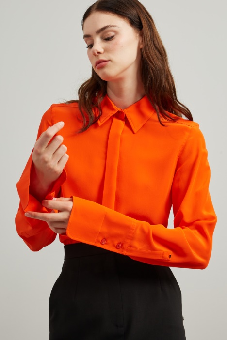 Camicia in crépe de chine Fashion Market