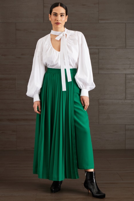 Pantaloni in crêpe de chine Fashion Market