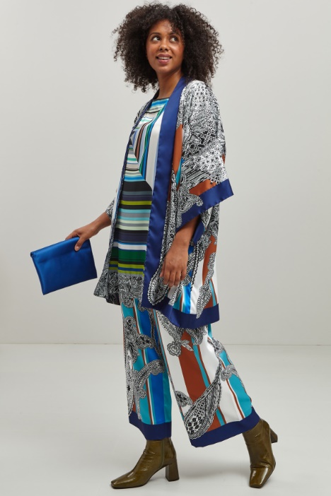 Pantaloni in twill stampato Fashion Market