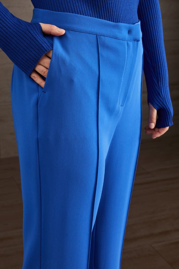 Pantaloni flare in cady Fashion Market Pantaloni flare in cady Fashion Market
