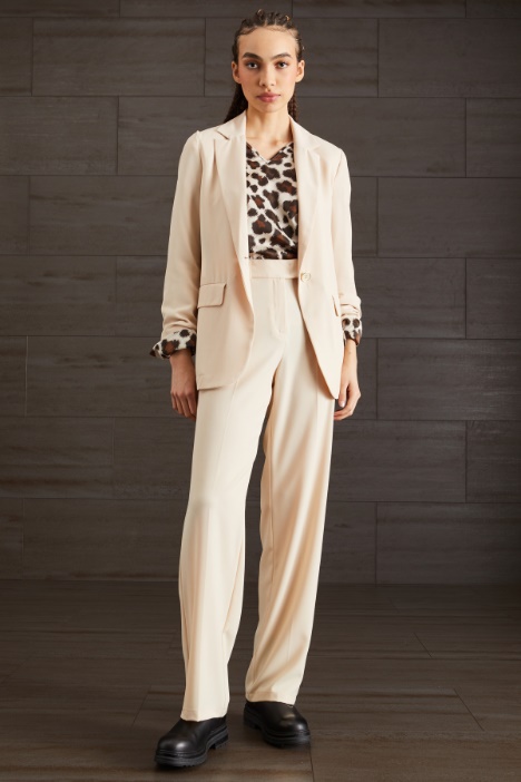 Pantaloni con piega stirata Fashion Market