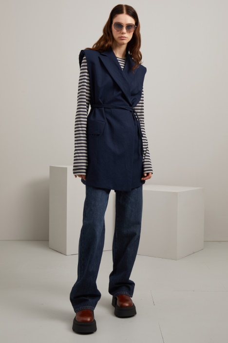 Gilet con cinturino Fashion Market