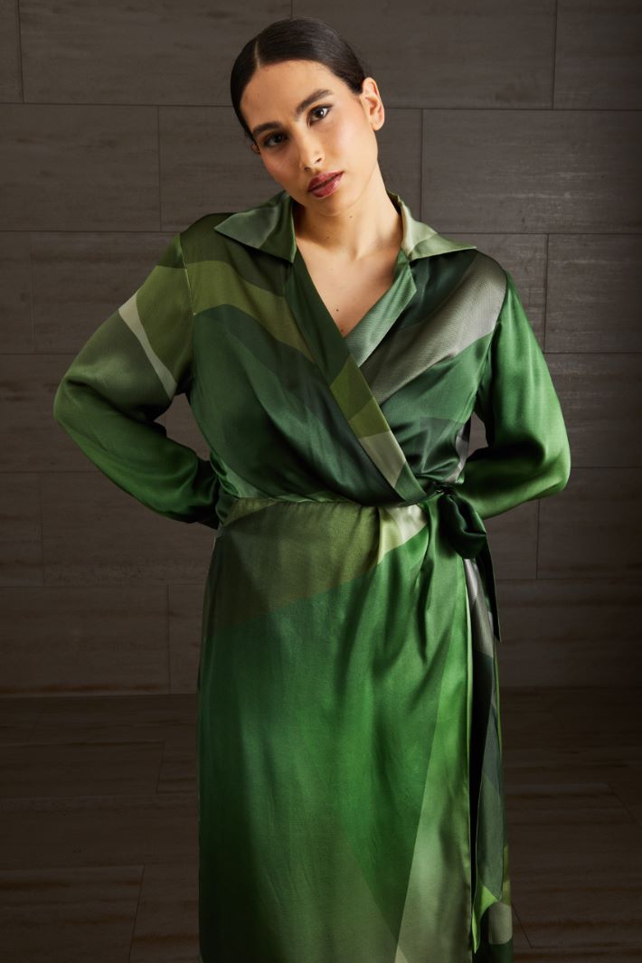 Abito in raso di seta Fashion Market