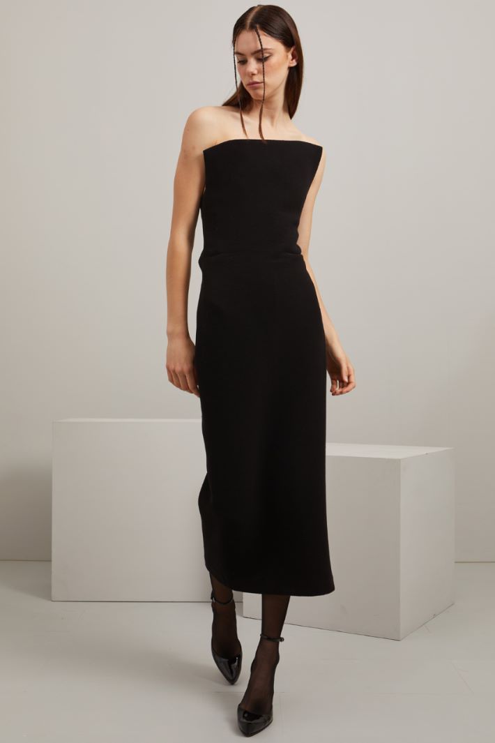 Abito asimmetrico in lana Fashion Market