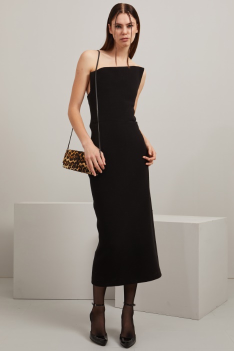 Abito asimmetrico in lana Fashion Market