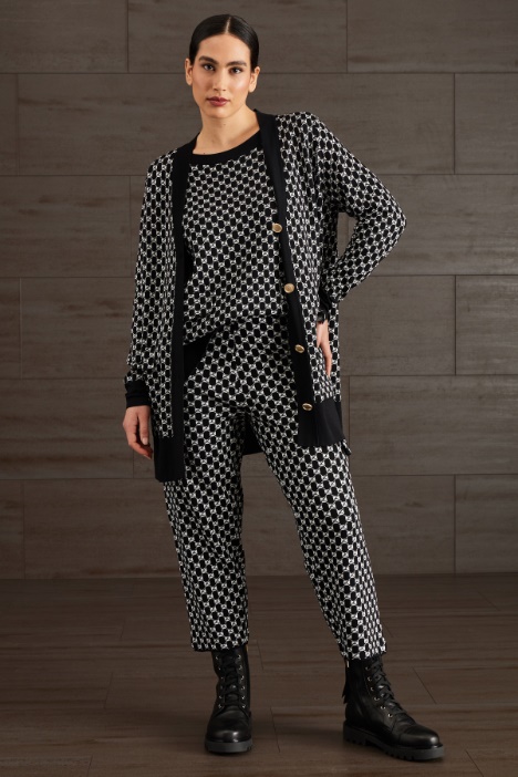 Pantaloni cropped in maglia Fashion Market