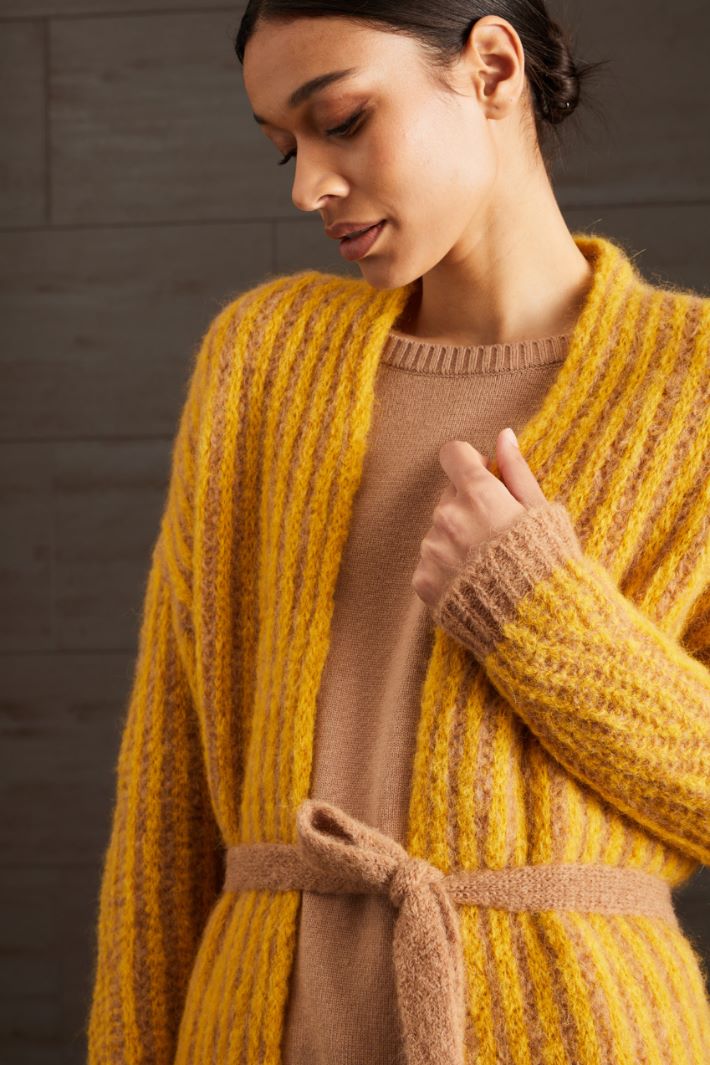 Cardigan in alpaca e mohair Fashion Market