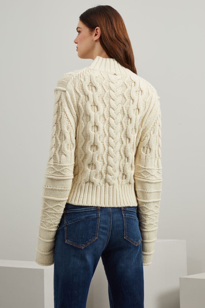 Maglia corta con collo alto Fashion Market Maglia corta con collo alto Fashion Market