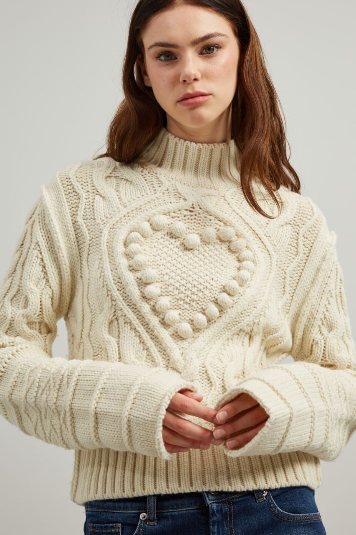 Maglia corta con collo alto Fashion Market Maglia corta con collo alto Fashion Market