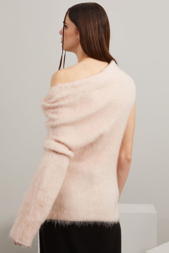 Maglia asimmetrica in mohair Fashion Market
