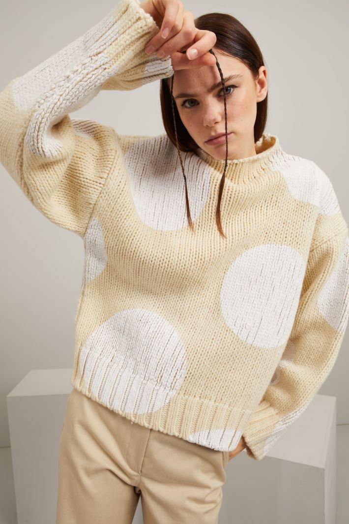 Maglia over con pois Fashion Market