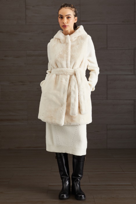 Gilet imbottito con cappuccio Fashion Market