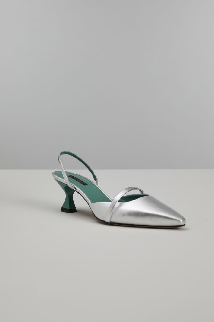 Slingback in pelle  Fashion Market