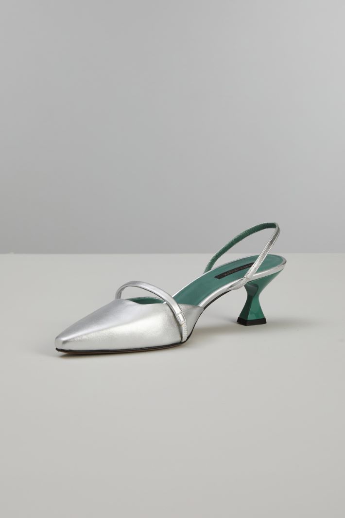 Slingback in pelle  Fashion Market