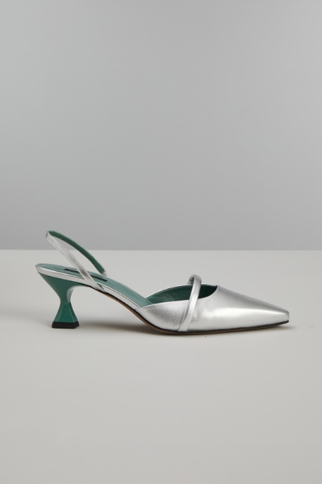 Slingback in pelle  Fashion Market