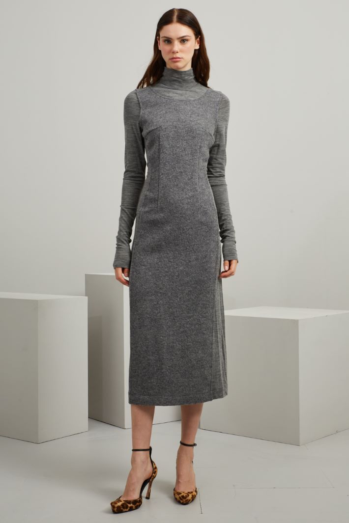 Tubino in lana e jersey Fashion Market