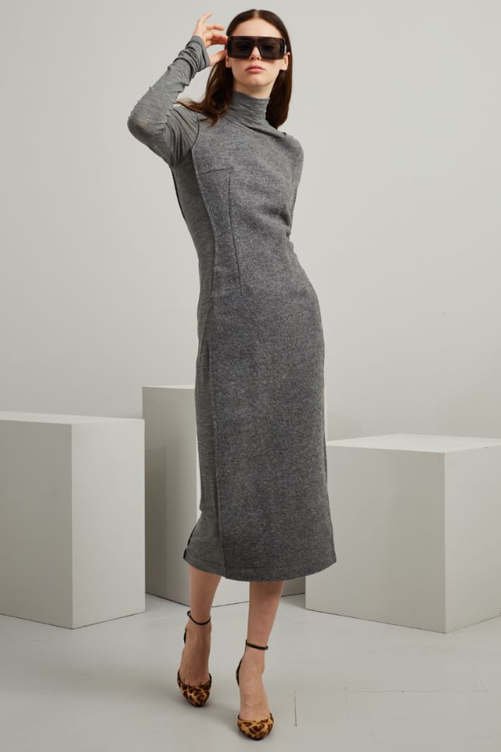 Tubino in lana e jersey Fashion Market