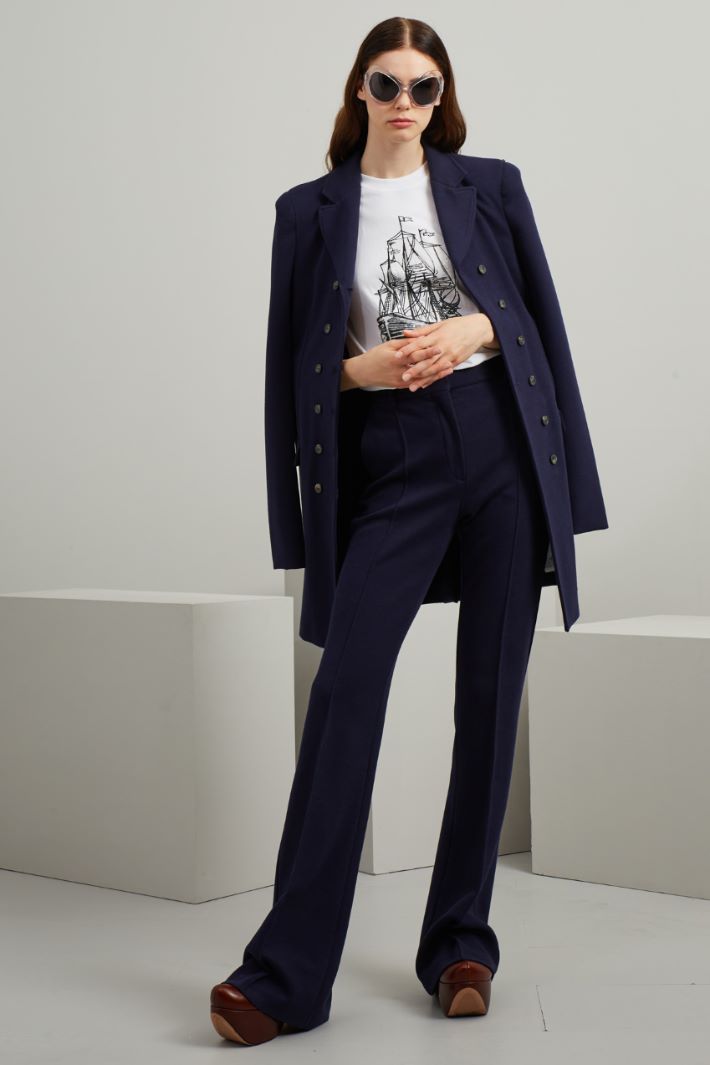 Pantaloni in jersey di cotone Fashion Market Pantaloni in jersey di cotone Fashion Market