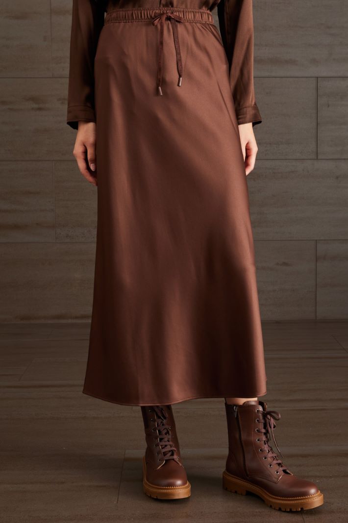 Gonna in raso con coulisse Fashion Market