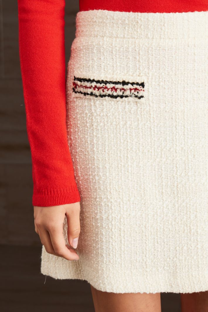 Gonna corta in tweed Fashion Market