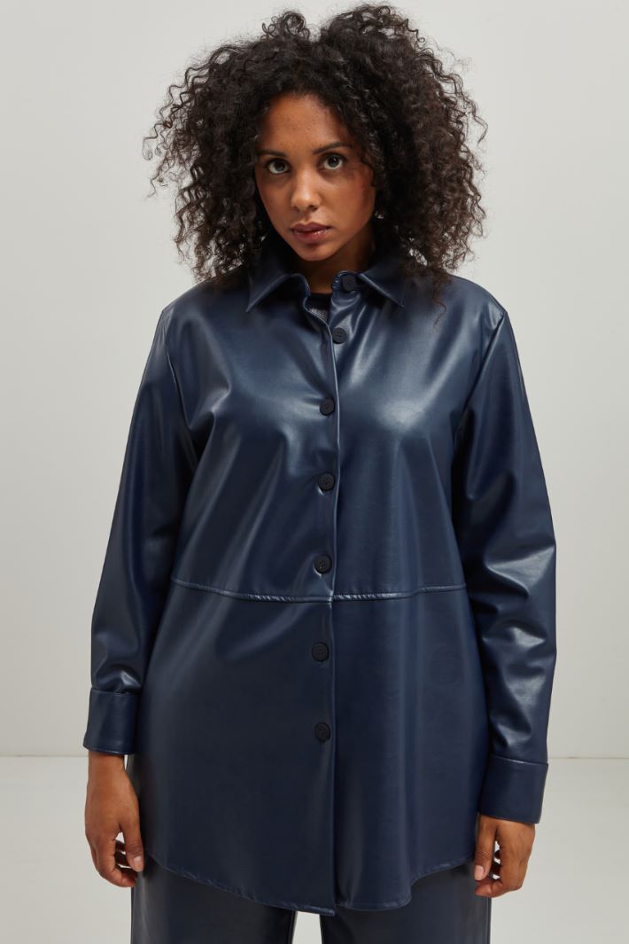 Giacca leggera in similpelle Fashion Market Giacca leggera in similpelle Fashion Market