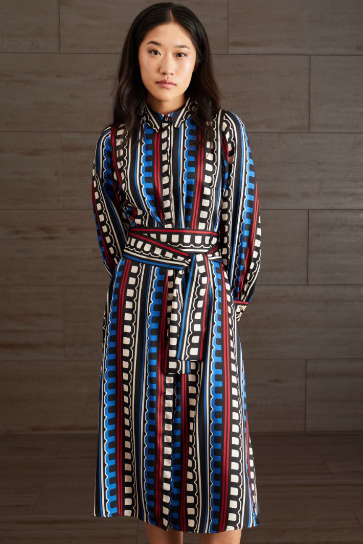 Abito chemisier in twill Fashion Market