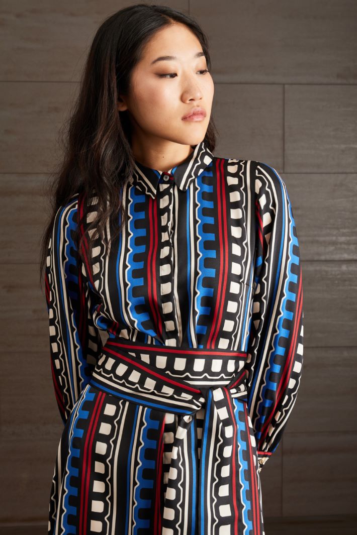 Abito chemisier in twill Fashion Market